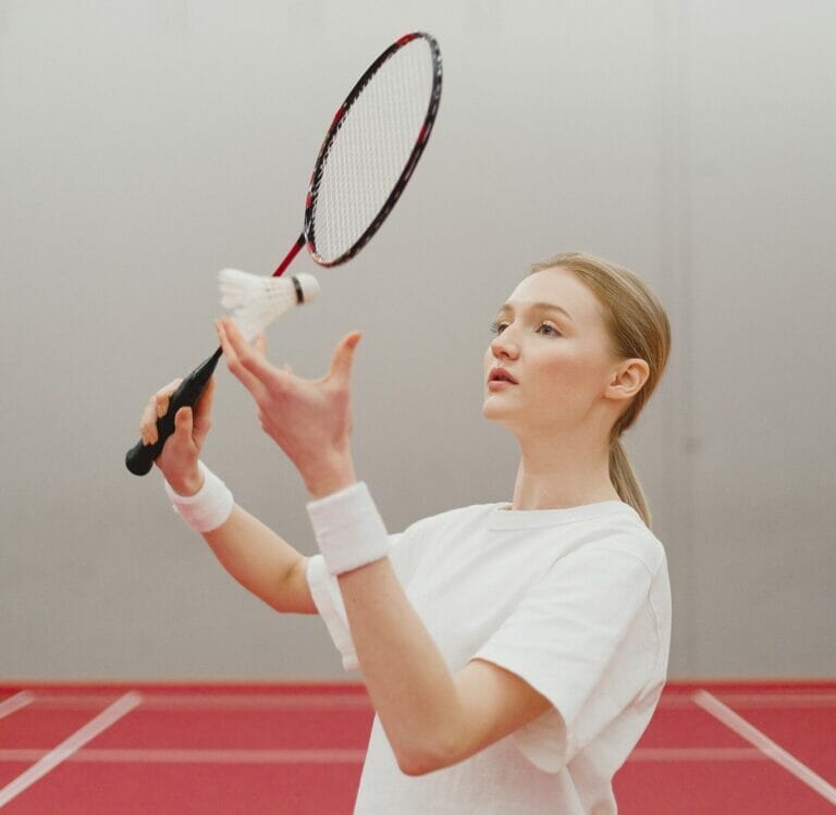 Why Do Female Players Serve High in Badminton? 4 Inter-Sex Differences