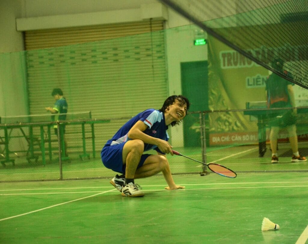 What is rally scoring in badminton?